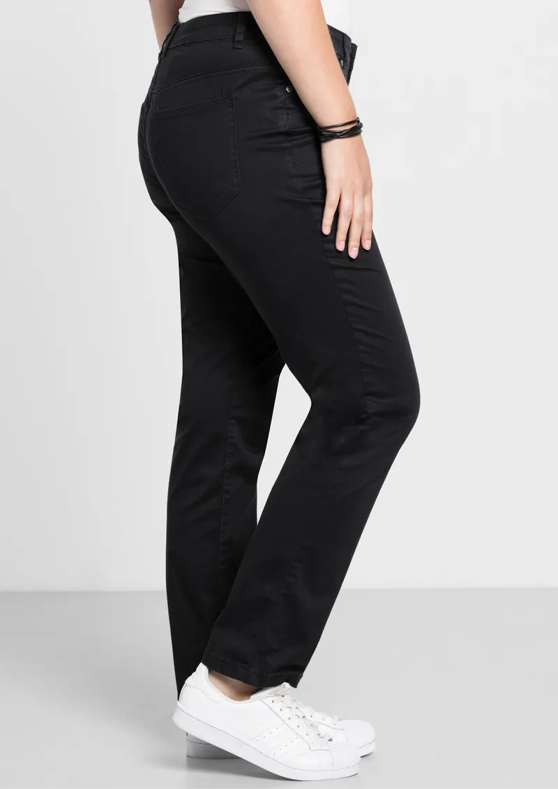 sheego Hose schwarz, Schwarz, – Produktbild 2 von 2