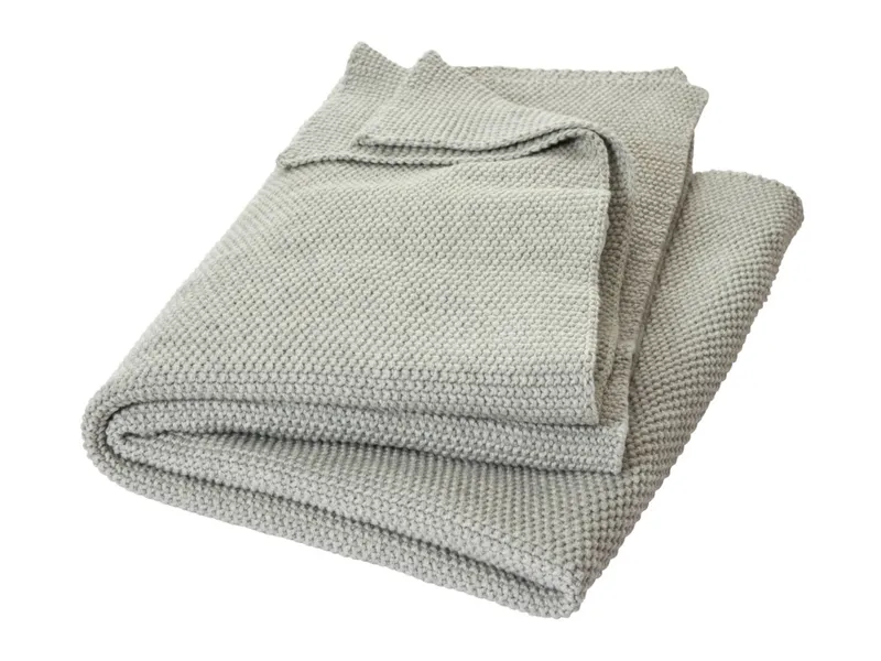 HANS NATUR HANS NATUR Babydecke Bio-Baumwolle Strick-Qualität Maße 80 x 95 cm, Natur, – Produktbild 1 von 2