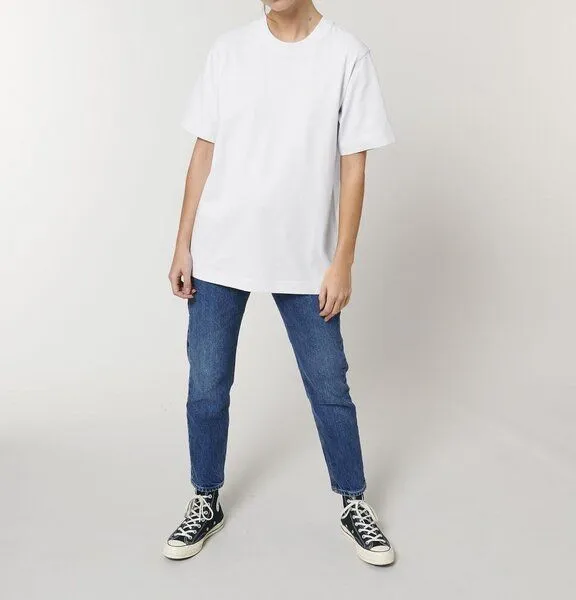 UNIPOLAR UNIPOLAR Oversized T-Shirt Modell: Free, White, – Produktbild 5 von 6
