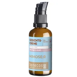 Benecos benecosBIO MIMOSE:R GESICHTSCREME BIO-MANDEL - SENSIBLE HAUT – vegan – Produktbild 1 von 1