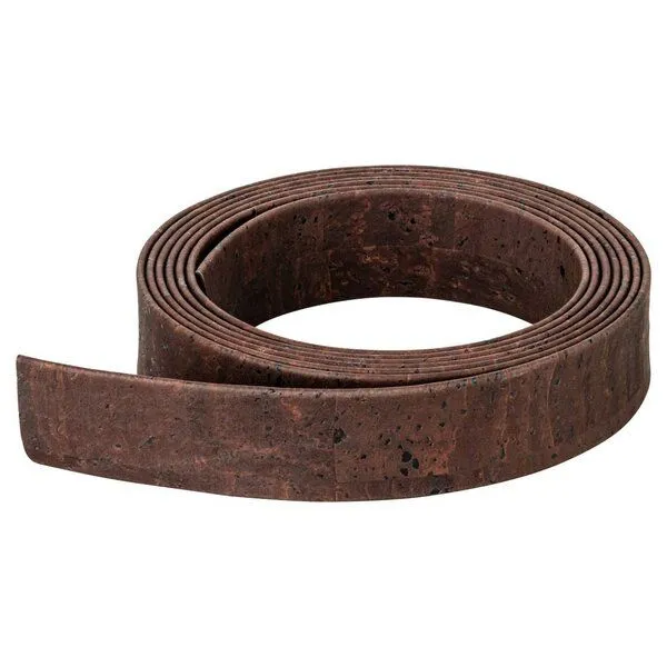 Kork-Deko Kork-Deko Kork Band | flache Korkschnur in braun | 25 mm breit | 1m Länge – Produktbild 3 von 3