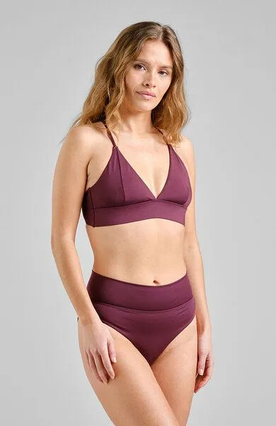 Dedicated DEDICATED Damen Bikini-top „Alva" recycelt, Burgundy, – Produktbild 1 von 4