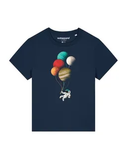 watapparel watapparel T-Shirt Frauen Balloon Spaceman – Produktbild 1 von 1