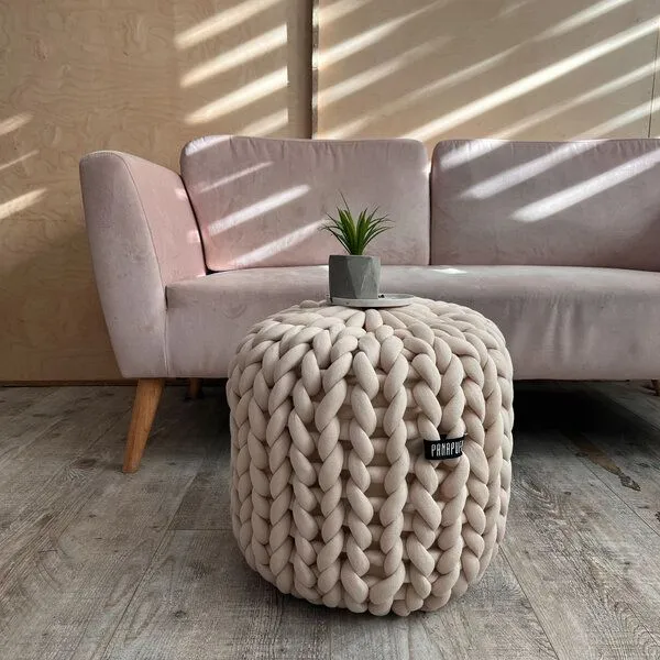 PANAPUFA PANAPUFA Sitzpouf Big Cotton, Beige, – Produktbild 1 von 2