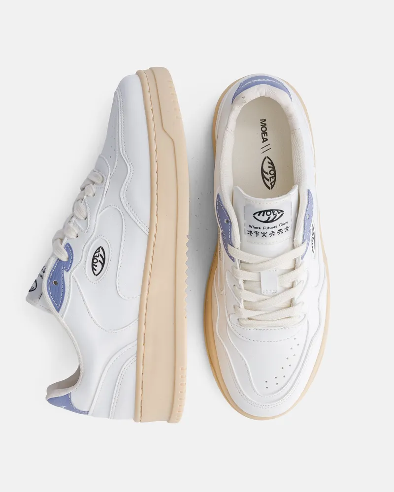 MoEa MoEa Herren vegan Sneaker Canyon White Lila, Weiß, – Produktbild 1 von 2