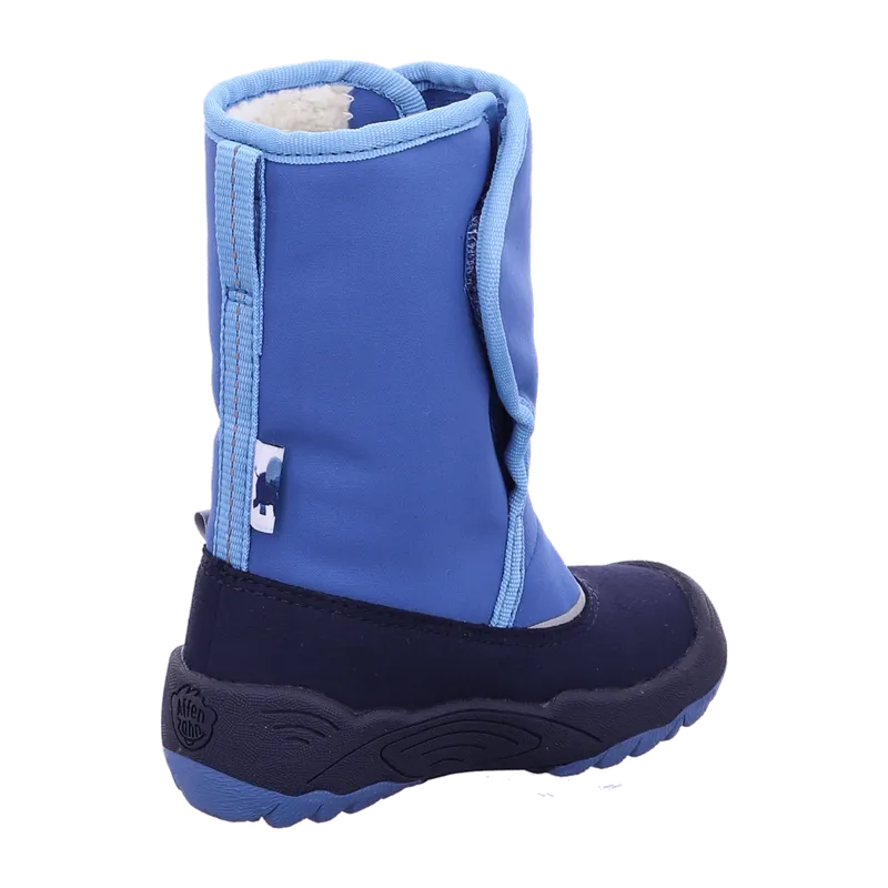 Affenzahn Affenzahn Elephant Snow Boot 0149130052 Blau - Stiefel mit Futter - Barfußschuhe KINDER, Blau für Kinder, blau, Größe 28 EU, Blau, – Produktbild 5 von 7