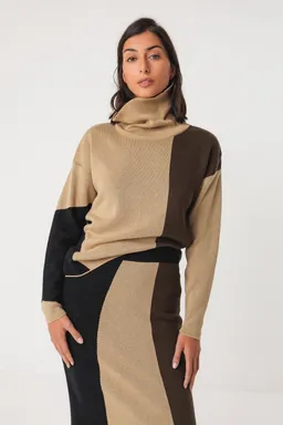 SKFK SKFK Damen vegan Pullover Rita Braun – Produktbild 1 von 1