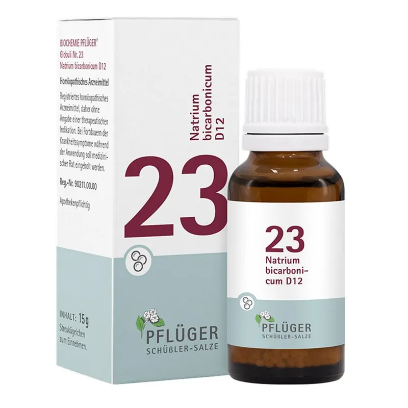 Biochemie Pflüger Schüßler-Salze Biochemie Pflüger 23 Natrium Bicarb. D12 Gl. – Produktbild 1 von 1