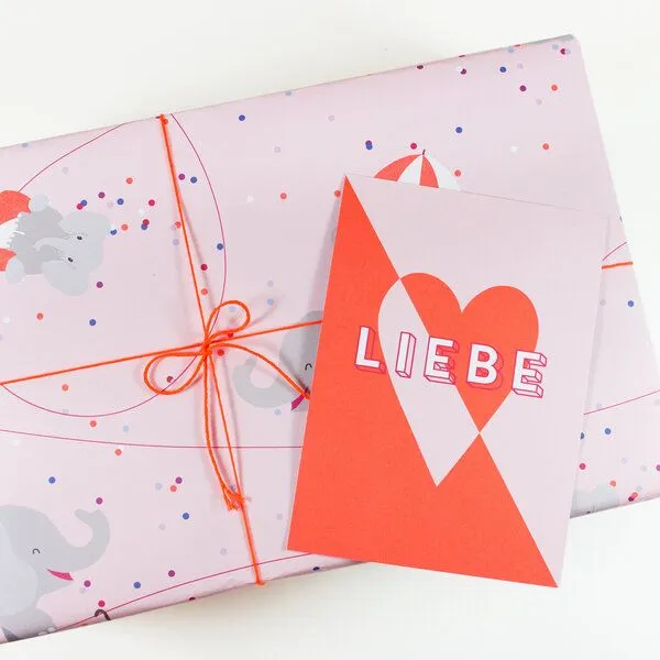 Bow & Hummingbird Bow & Hummingbird Postkarte Liebe – Produktbild 2 von 2