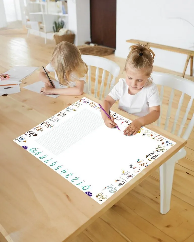 Close Up Schreibtischunterlage ABC Schreibtischunterlage Schreibschrift zum Abreißen – Produktbild 5 von 5