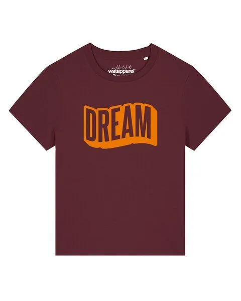 watapparel watapparel T-Shirt Frauen Dream, Burgundy, – Produktbild 1 von 2