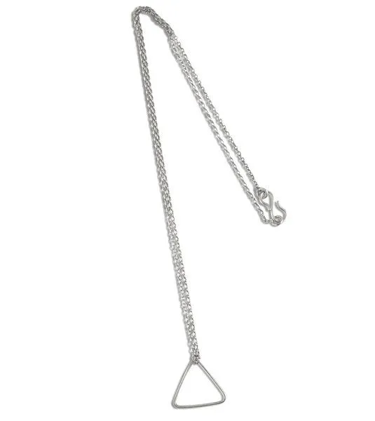 ting goods ting goods Halskette Single Shape aus Messing oder Silber – Produktbild 6 von 8