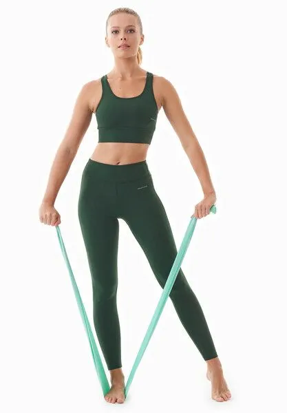 ORGANICATION ORGANICATION LENNA | High Waist Leggings aus Bio-Baumwolle, Amazonas green, – Produktbild 2 von 4
