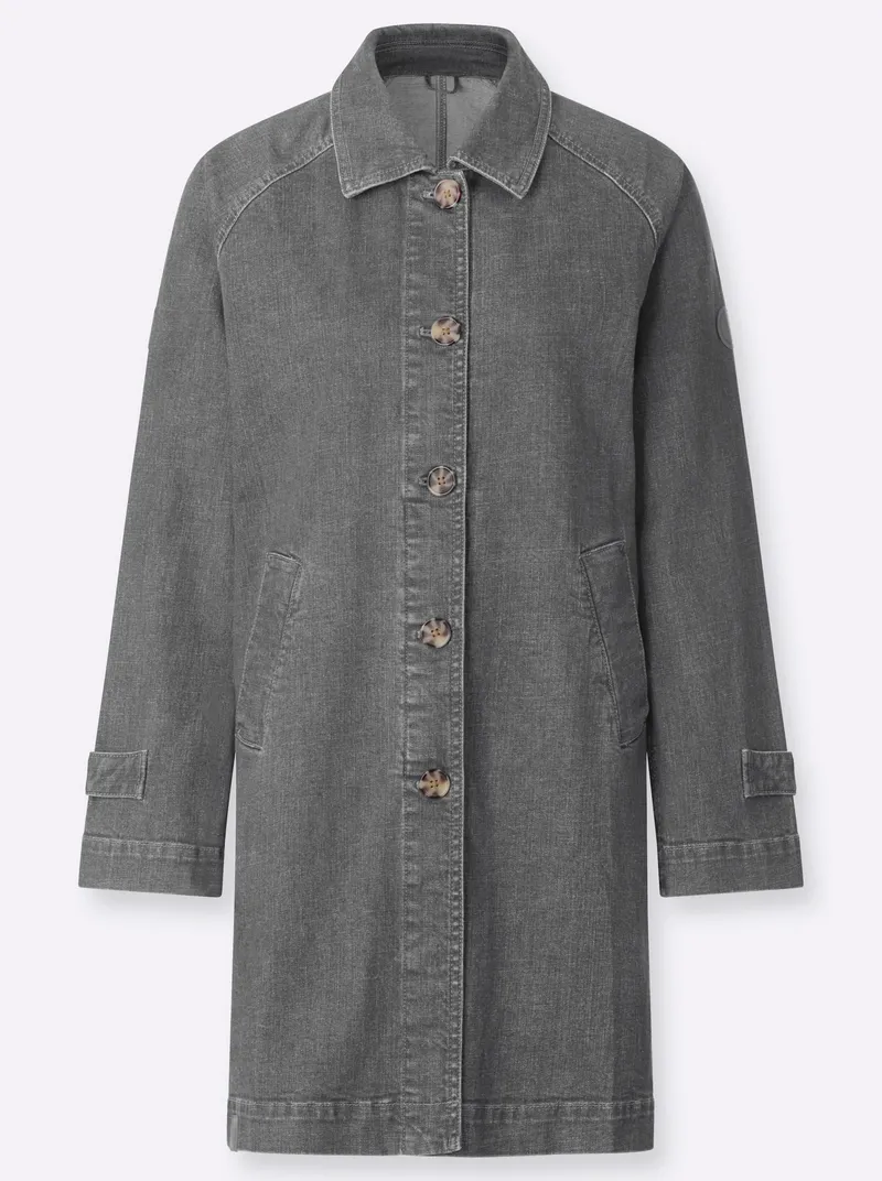 Witt Kurzmantel, Stone-grey-denim, – Produktbild 2 von 2