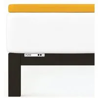 Schlafgut Schlafgut Topper Spannbettlaken Pure - 95% Biobaumwolle, 5% Elasthan - Matratzenhöhe bis 10cm, Yellow deep, – Produktbild 1 von 1