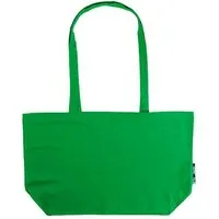 Neutral Neutral® Baumwolltasche Einkaufstasche Shopper Breit Lange Henkel, Grün, – Produktbild 1 von 1
