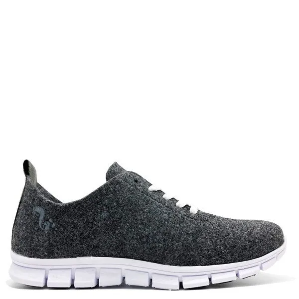 thies Veganer Sneaker "thies ® PET" aus recycelten Flaschen, ultraleicht und bequem, Grau, – Produktbild 1 von 4