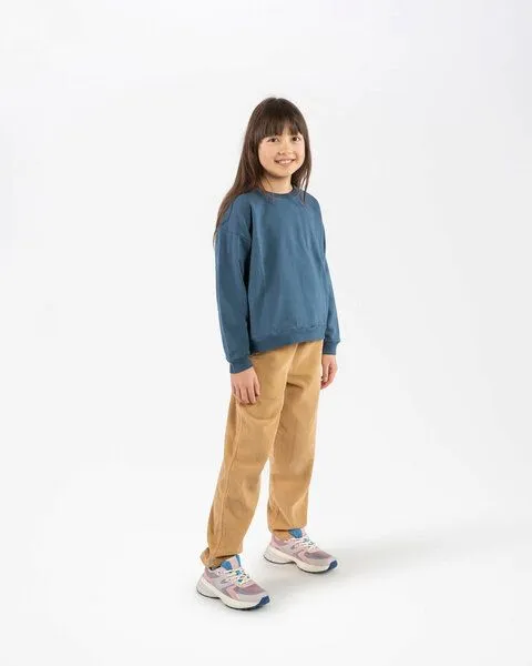 MATONA Matona Sweatshirt für Kinder aus Bio-Baumwolle / Crewneck Sweatshirt, Sail blue, – Produktbild 2 von 3