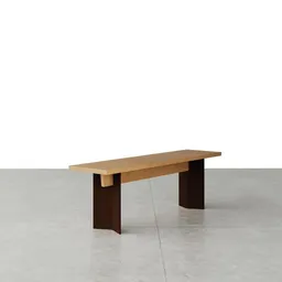 Hausen Hausen Bank FOLD M Oak – Produktbild 1 von 1