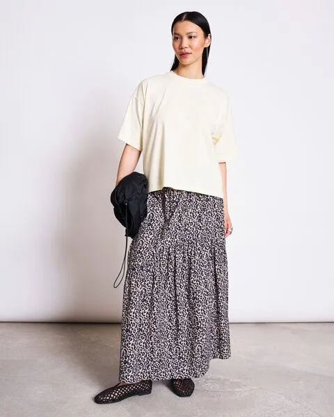 JAN N JUNE JAN N JUNE T-Shirt TEMEL, Buttermilk, – Produktbild 1 von 3