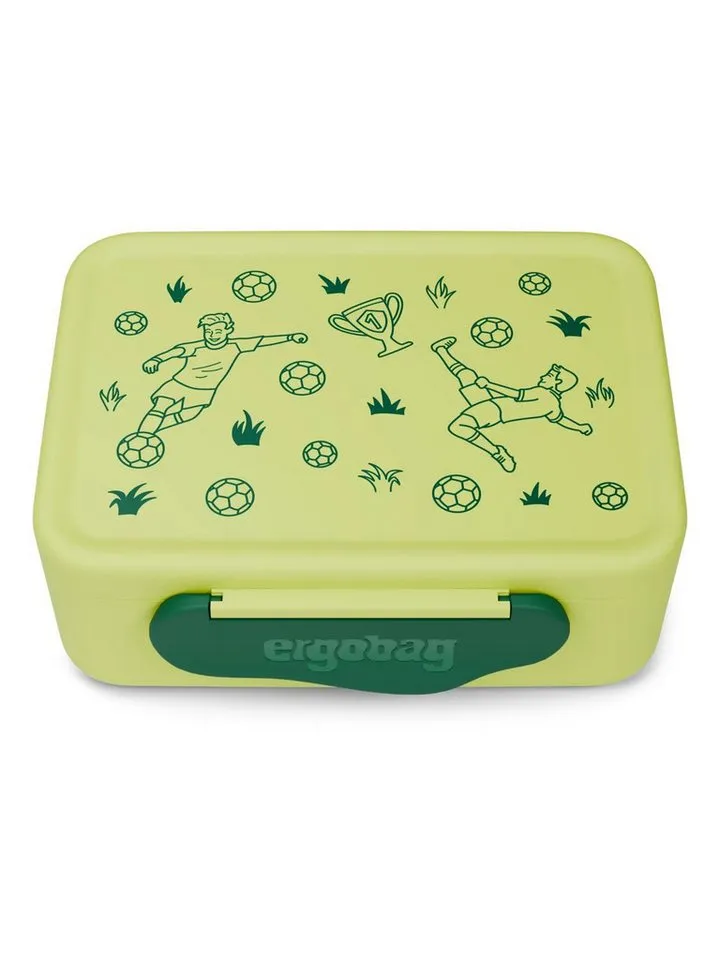 Ergobag Ergobag Lunchbox Brotdose, Kunststoff, (Brotdose, 1-tlg., 1x Brotdose), spülmaschinengeeignet bis 45 Grad, Handwäsche empfohlen, Grün, – Produktbild 1 von 8
