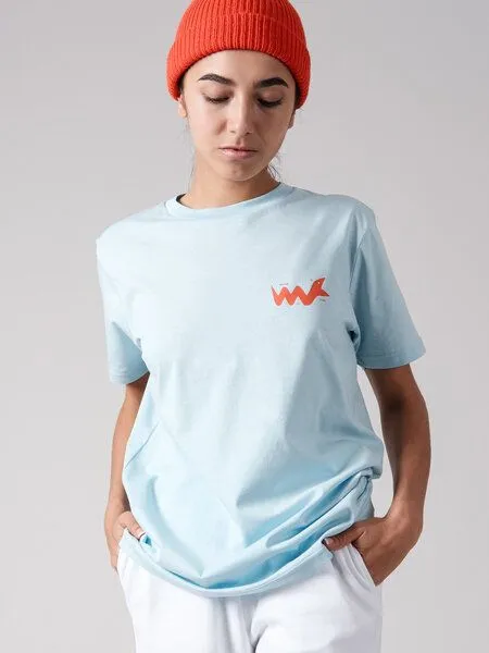 FANTASTIC REALITY STUDIOS Fantastic Reality Studios Snake T-Shirt – Bio-Baumwolle, Unisex, Blau, – Produktbild 2 von 4