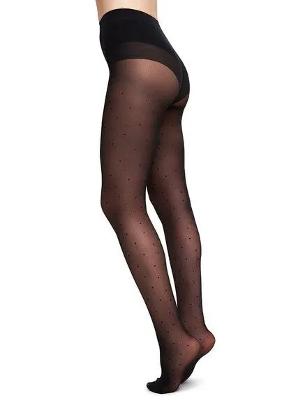 Swedish Stockings Swedish Stockings 40den Black - Strumpfhose - Doris Dots, Schwarz, – Produktbild 2 von 4
