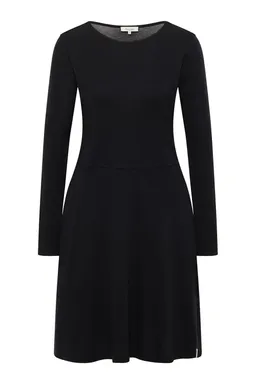 Tranquillo Jersey-Kleid Moonii aus Biobaumwolle - black / L – Produktbild 1 von 1