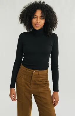 TWOTHIRDS TWOTHIRDS Damen vegan Top Canna Black – Produktbild 1 von 1