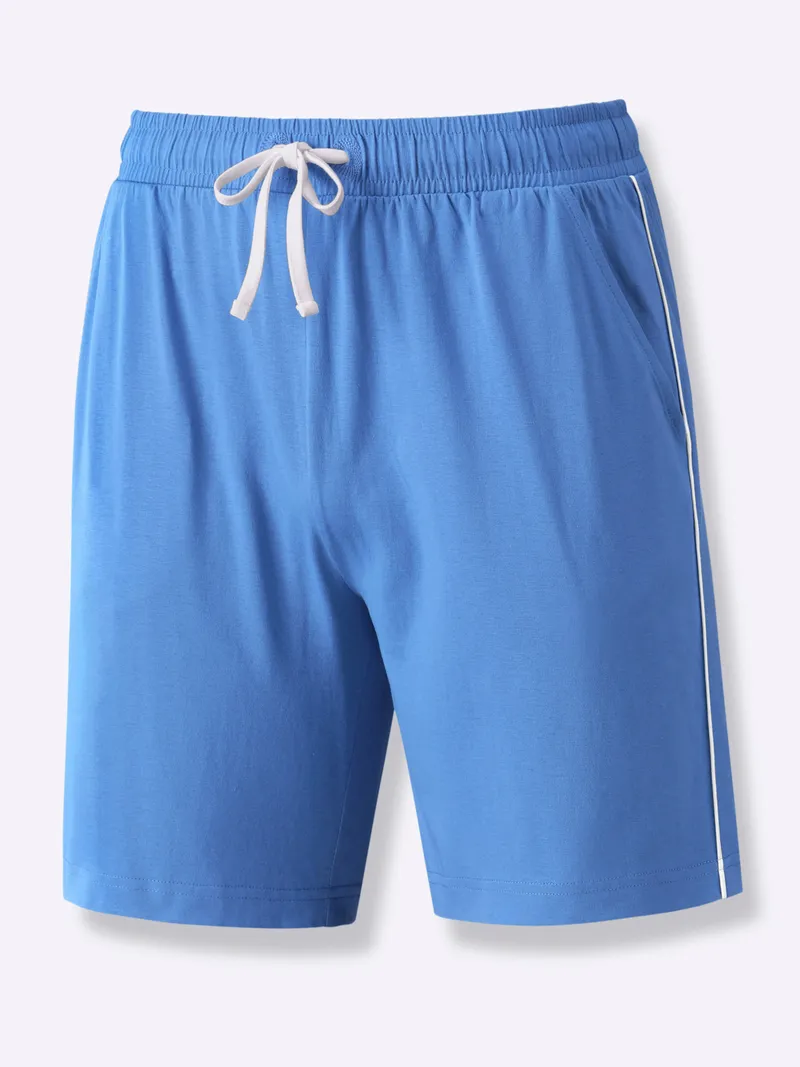 wäschepur men Hose kurz mittelblau, Mittelblau, – Produktbild 1 von 2