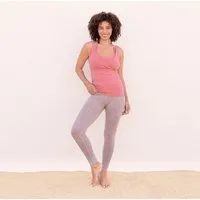 Jaya Jaya ULUWATU - Damen - High Waist Leggings für Yoga und Freizeit aus Biobaumwolle - Grau – Produktbild 1 von 1