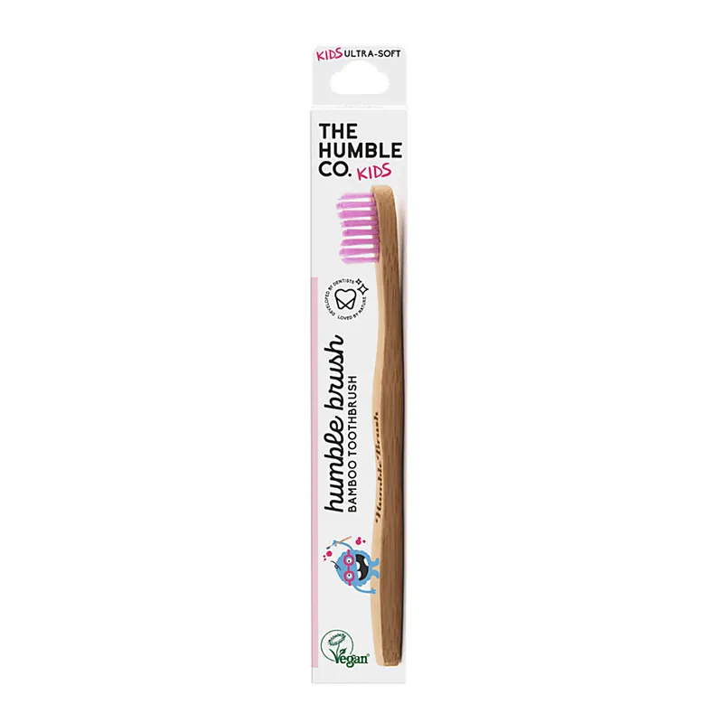 The Humble The Humble Co. Bambus-Zahnbürste für Kinder Ultra Soft - Lila – Produktbild 1 von 1