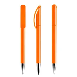 prodir prodir® Drehkugelschreiber DS3 TPC Twist, blaue Mine, orange, Orange, – Produktbild 1 von 1