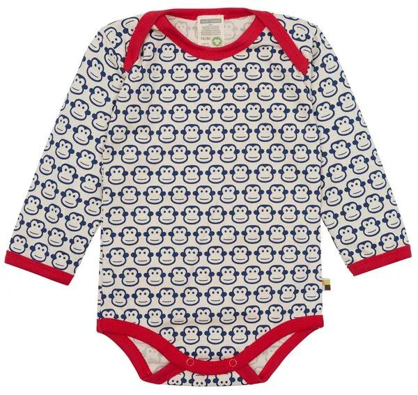 loud + proud loud + proud Babys & Kinder, Body Langarm, GOTS-zertifiziert, Ultramarine (blau), – Produktbild 4 von 5