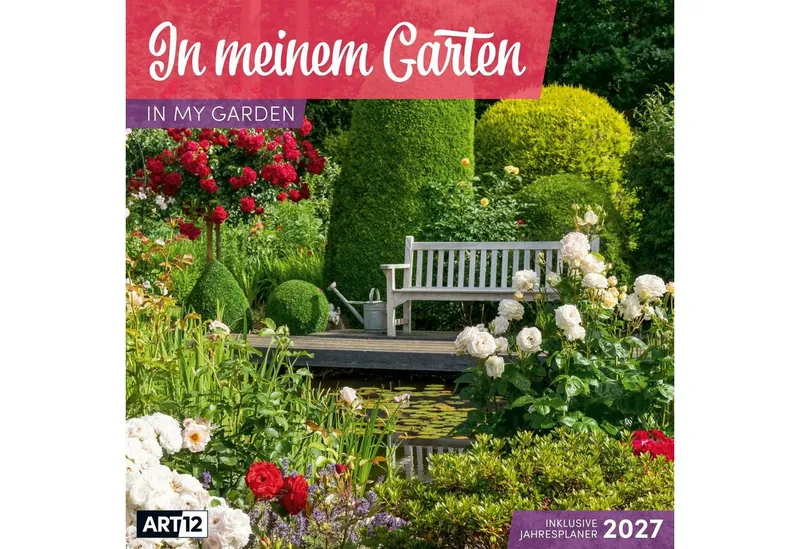 Ackermann Wandkalender In meinem Garten Kalender 2027 - 30x30 - Art12 – Produktbild 1 von 2