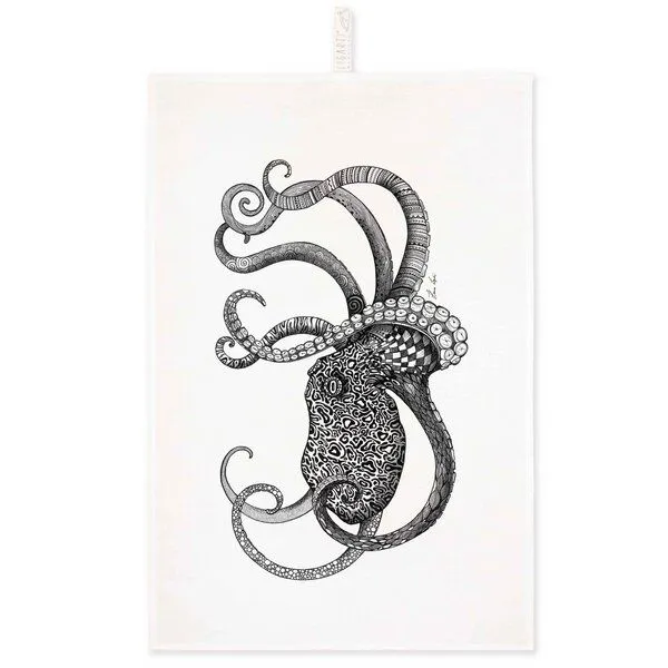 LIGARTI Geschirrtuch – Oktopus – LIGARTI Tiermanufaktur – Produktbild 1 von 4
