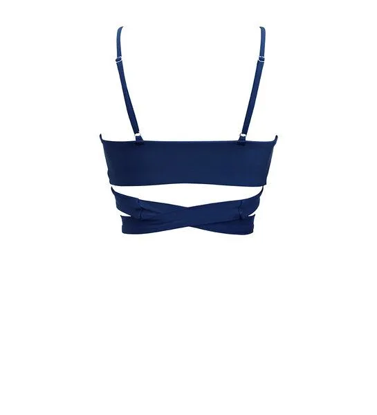 Anekdot Anekdot Bikini Top Lin, Navy, – Produktbild 4 von 4