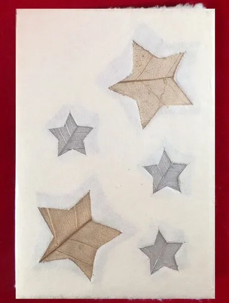 Schönes aus Indochina Schönes aus Indochina Set 4 Weihnachtskarten aus handgeschöpftem Maulbeerbaumpapier – Produktbild 1 von 4