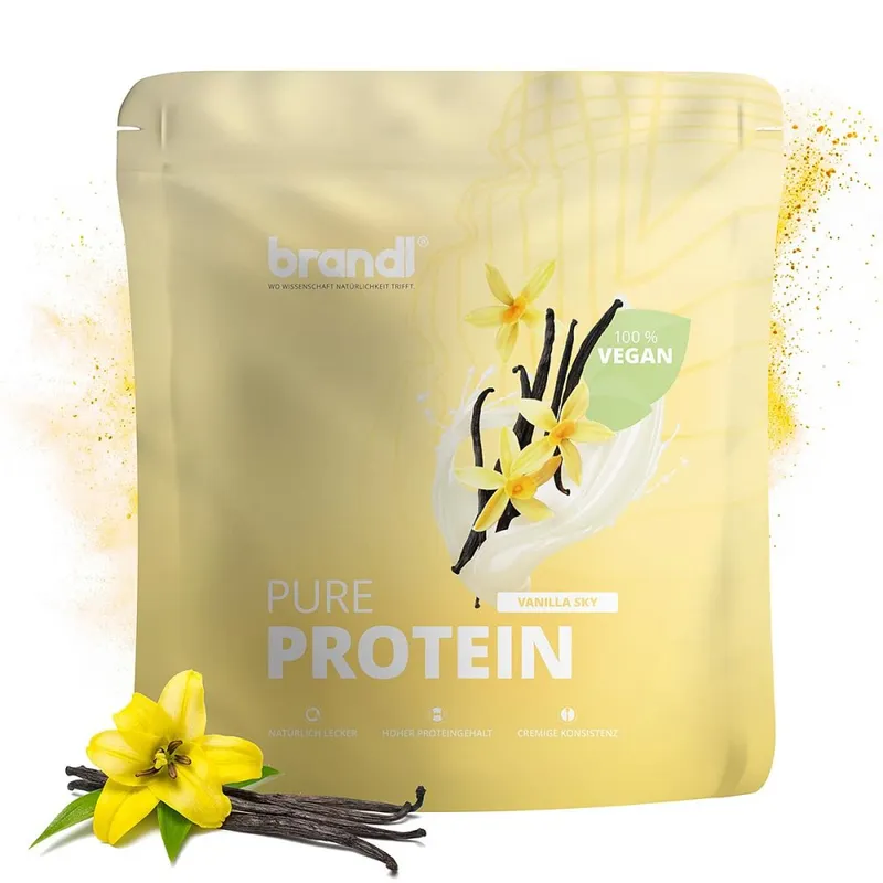 Brandl Nutrition Brandl Nutrition Pure Protein Vegan Vanille Pulver – Produktbild 1 von 1