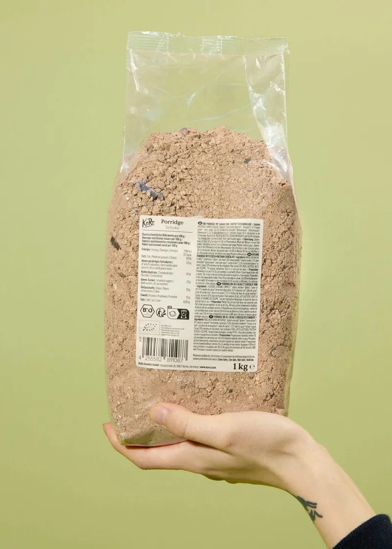 KoRo Bio Schoko Porridge 1 kg – Produktbild 3 von 4