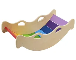 lupilu Einzelschaukel Holz Balancewippe Kinder Birkensperrholz mit 4 Griffen ab 2 Jahren – Produktbild 1 von 1