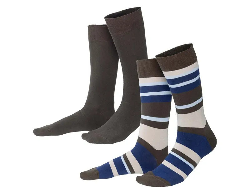 Living Crafts Living Crafts - Unisex Socken, 2er-Pack (98% Bio-Baumwolle; 2% Elasthan), Gemustert, – Produktbild 3 von 3