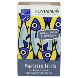 Fontaine Makrelenfilets ohne Haut in Sonnenblumenöl – Produktbild 1 von 1