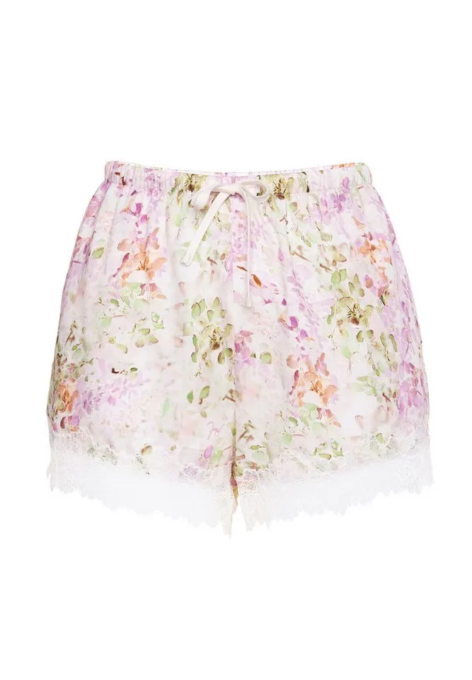 Joop! Joop! Shorts Wild Bloom mit floralem Print und Spitzendetails, Bunt, – Produktbild 2 von 5