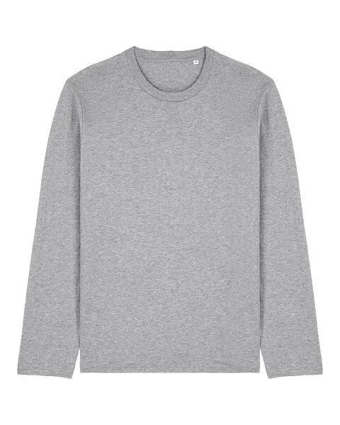Greenspired Greenspired Umweltfreundliches Unisex-Langarmshirt aus 100 % Biobaumwolle 180 g/m² XXS-3XL, Melangegrau, – Produktbild 1 von 1