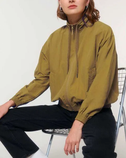 YTWOO YTWOO Nachhaltige Urban Jacke aus recyceltem Nylon | Unisex, Olivgrün, – Produktbild 2 von 4