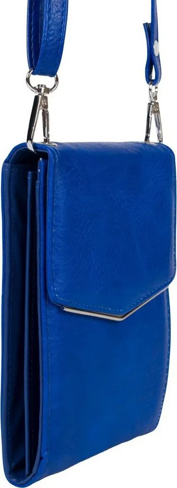 styleBREAKER Mini Bag Mini Handy Umhängetasche (1-tlg), Blau, – Produktbild 2 von 4