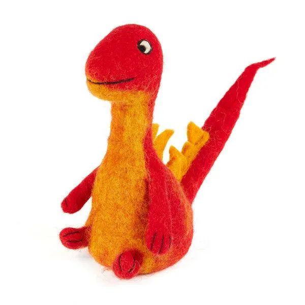 short'n'pietz short'n'pietz Dinosaurier als Filz Eierwärmer, Rot, – Produktbild 1 von 1