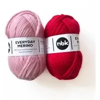PANAPUFA PANAPUFA Merino-Seidengarn Wolle, Rosa, – Produktbild 1 von 1