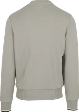 Fred Perry Fred Perry Sweater Logo Limestone Grau - Größe S – Produktbild 1 von 1